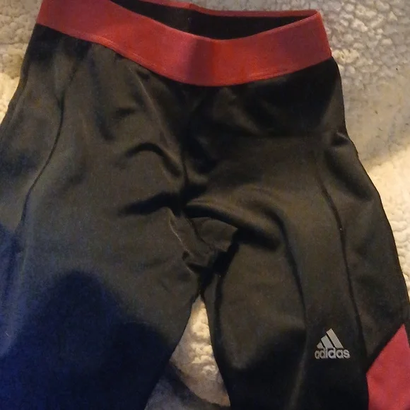 Adidas Black and Red Track Pants S - Picture 5 of 5